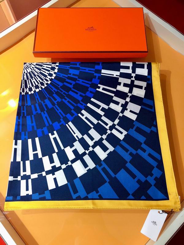 Hermes silk scarf 90X90cm E08 (9)